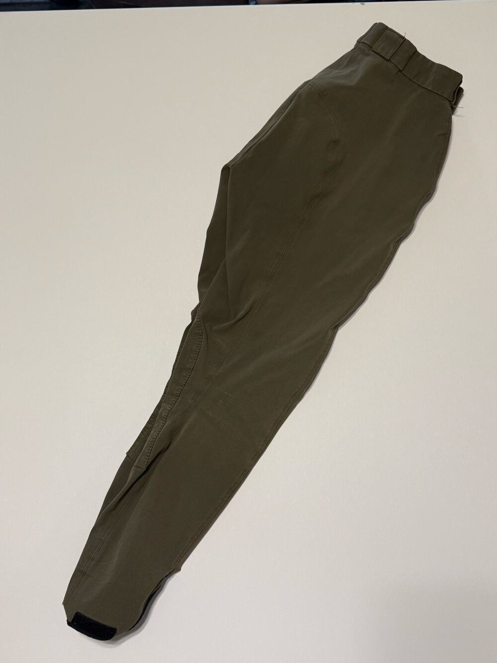 Pikeur Knee Patch Breeches Womens Olive Green Equestrian Riding Pants Germany